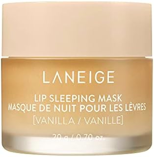 LANEIGE Lip Sleeping Mask: Nourish, Hydrate, Vitamin C, Murumuru & Shea Butter, Antioxidants, Flaky, Dry Lips LANEIGE