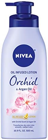 Nivea Lotion Oil-Infused Vanilla/Almond Oil 16.9 Ounce Pump (500ml) Nivea