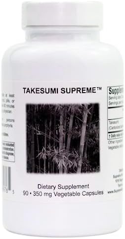 Supreme Nutrition Takesumi, 90 Pure Activated Bamboo Charcoal Vegetarian Capsules Supreme