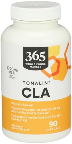 365 by Whole Foods Market, Tonalin Cla 1300Mg, 90 Softgels (Мягкие капсулы) 365 by Whole Foods Market