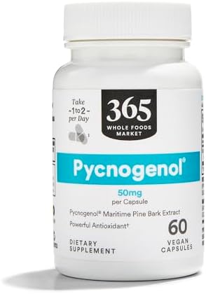 365 by Whole Foods Market, Pycnogenol 50Mg, 60 Vegetarian Capsules 365 by Whole Foods Market