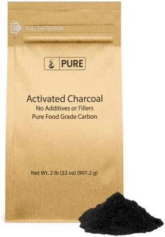 Pure Original Ingredients Activated Charcoal (2lb) Activated Carbon, Vegan, Non-GMO PURE ORIGINAL INGREDIENTS