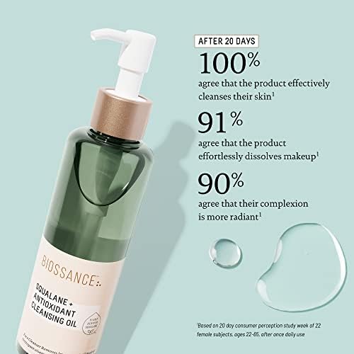 BIOSSANCE Squalane + Antioxidant Cleansing Oil Biossance