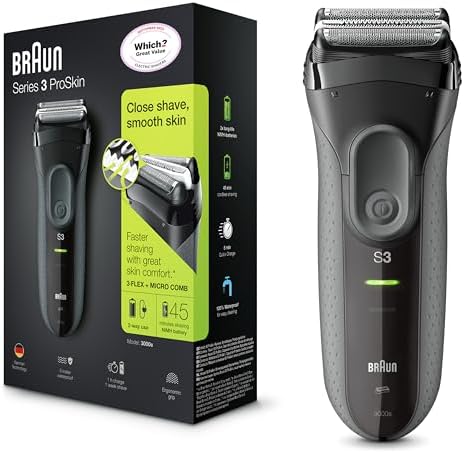 Braun Electric Razor for Men Foil Shaver, Rechargeable, Black, 4 Piece Set Braun