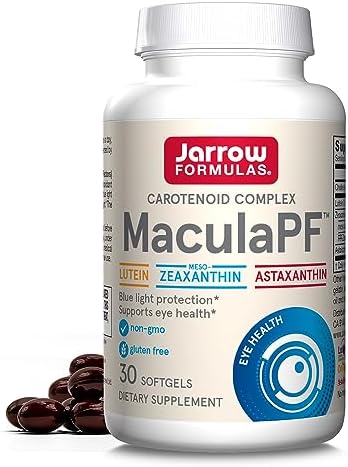 Jarrow Formulas MaculaPF Carotenoid Complex, Dietary Supplement, Supports Eye Health, 30 Softgels (Мягкие капсулы), Up to a 30 Day Supply Jarrow Formulas