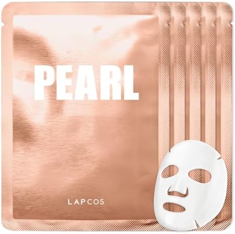 LAPCOS Daily Sheet Mask Variety Pack 7+1 (Version 1) Daily Face Masks - Hydrate, Clarify, Nourish, Exfoliate & Renew Skin, Korean Beauty Favorite (8 pack) LAPCOS