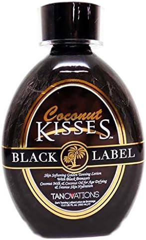 Ed Hardy Lotion Coconut Kisses Black Label Black DHA Skin Hydrating Bronze 13.5z, Antioxidant, Medium Ed Hardy