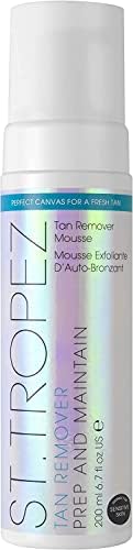 St.Tropez Tan Remover Mousse & Primer, 2-in-1 Prep and Maintain, Detox and Prime Skin, Sensitive Skin, Vegan, Natural & Cruelty Free, 6.7 Fl Oz St. Tropez