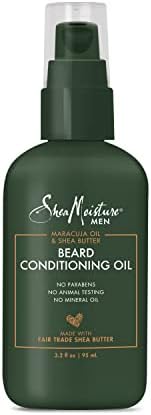 SheaMoisture Beard Conditioning Oil for a Full Beard Maracuja Oil and Shea Butter to Moisturize and Soften 3.2 oz SheaMoisture