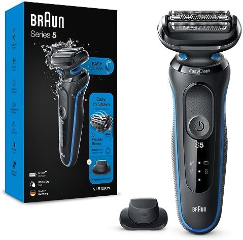 Braun Series 5 5018s Rechargeable Wet & Dry Men's Electric Shaver with Precision Trimmer Braun