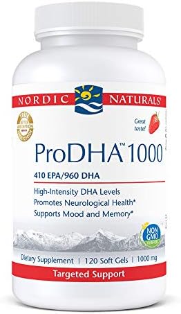 Nordic Naturals ProDHA 1000, Strawberry - 60 Soft Gels (Мягкие капсулы) - 1660 mg Omega-3 - High-Intensity DHA Formula for Neurological Health, Mood & Memory - Non-GMO - 30 Servings (Порции) Nordic Naturals