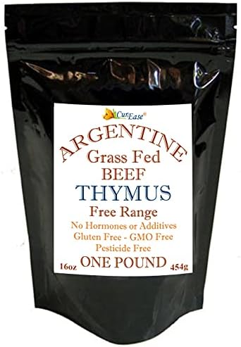 CurEase Argentine Beef Thymus Powder (Порошок) - Grass Fed & Finished - Pound 1 LB CurEase