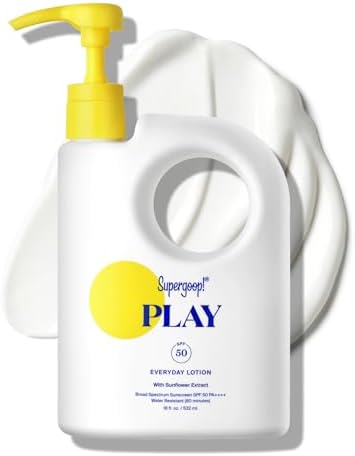 Supergoop! PLAY Everyday Lotion SPF 50-2.4 fl oz - Broad Spectrum Body & Face Sunscreen for Sensitive Skin - Great for Active Days - Fast Absorbing, Water & Sweat Resistant Supergoop!