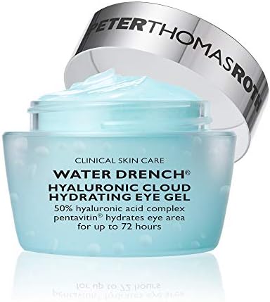 Peter Thomas Roth | Water Drench Hyaluronic Cloud Hydrating Eye Gel | Hyaluronic Acid Eye Gel With Caffeine, for Fine Lines, Wrinkles, Under-Eye Puffiness and Dark Circles Peter Thomas Roth