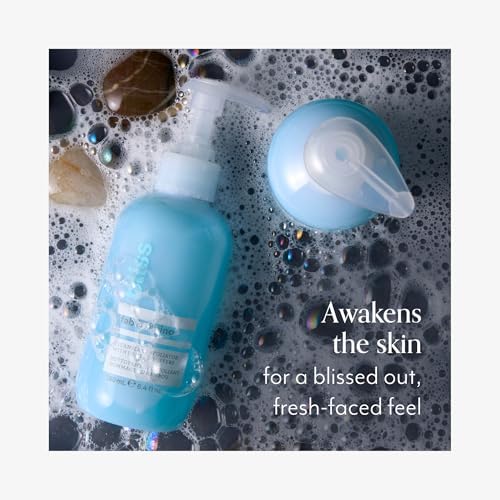 Bliss Pro Fab Foaming 2-In-1 Cleanser and Exfoliator with Bamboo Buffers - 17.2 Fl Oz - Oil-Free Gel Face Wash - Makeup Remover - Vegan & Cruelty Free Bliss