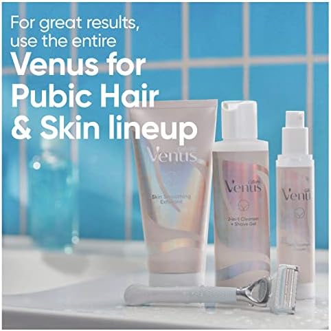 Gillette Venus Intimate Grooming 2in1 Cleanser and Shave Gel for Bikini Pubic Hair and Skin 6.4 Oz Gillette Venus