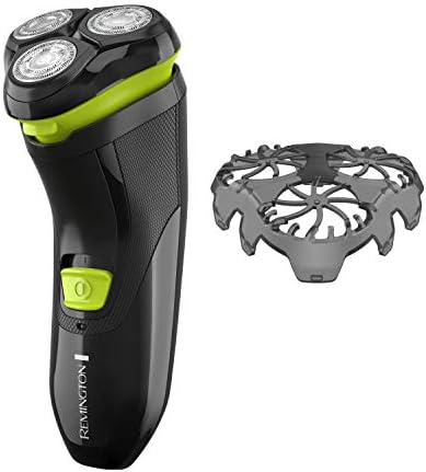 Remington Ultrastyle Rechargeable Rotary Shaver, Pr1320, Black/Neon Green Remington