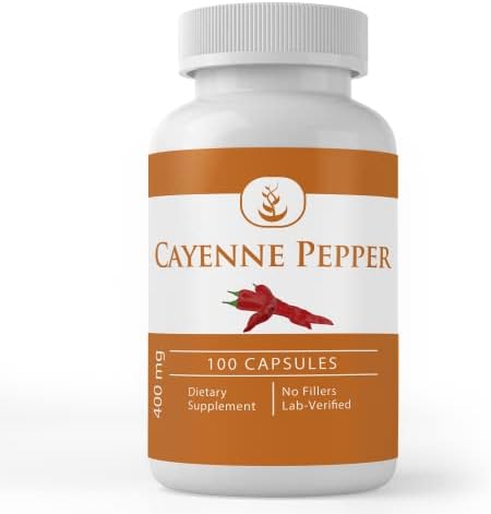 PURE ORIGINAL INGREDIENTS Cayenne Pepper (365 Capsules) No Magnesium Or Rice Fillers, Pure, Lab Verified PURE ORIGINAL INGREDIENTS