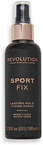 Makeup Revolution Hydrate & Fix Fixing Spray, Infused with Hyaluronic Acid, Matte Finish, Vegan & Cruelty-Free, 3.38 Fl Oz Revolution Beauty London