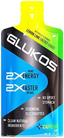 Glukos Energy Liquid (Жидкость) Gel 2oz Packets (Пакеты ), 12 Count Tray Glukos Energy