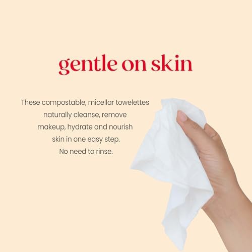 Burt's Bees Micellar Facial Towelettes With Coconut and Lotus, Pre-Moistened Towelettes for All Skin Types, 99.5 Percent Natural Origin Skin Care, 30 ct. Package Burt'S Bees