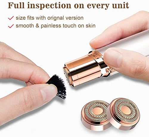 Generation 2 Facial Hair Remover Replacement Heads for Flawless Finishing Touch Hair Removal Tool for Women (Just for Gen 2 Flawless Facial Hair Remover only) Innobeaut