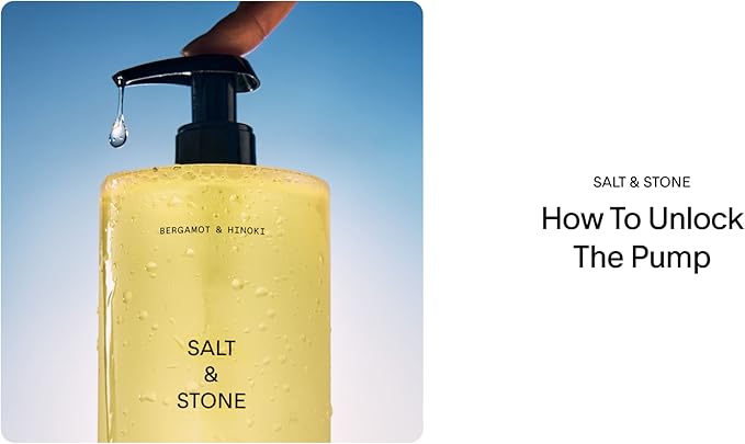 Salt & Stone Antioxidant-Rich Body Wash | Cleanse, Nourish & Soften Skin with Niacinamide & Hyaluronic Acid | Free From Parabens, Sulfates & Phthalates Salt & Stone