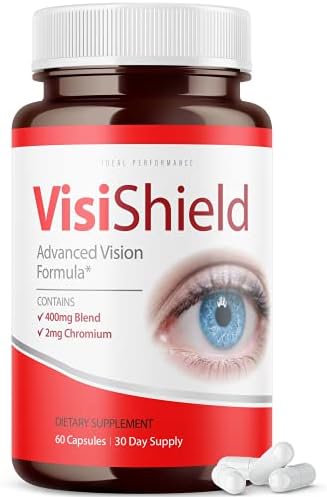 IDEAL PERFORMANCE Visishield Advanced Vision Formula for Eyes Supplement Pills Vitamins (60 Capsules) IDEAL PERFORMANCE