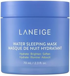 LANEIGE Water Sleeping Mask: Korean Overnight Mask, Squalane, Probiotic-Derived Complex, Hydrate, Barrier-Boosting, Visibly Smooth and Brighten LANEIGE