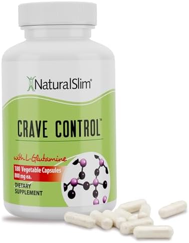 NaturalSlim Crave Control: блокатор аппетита и сахара, 180 вегетарианских капсул NaturalSlim