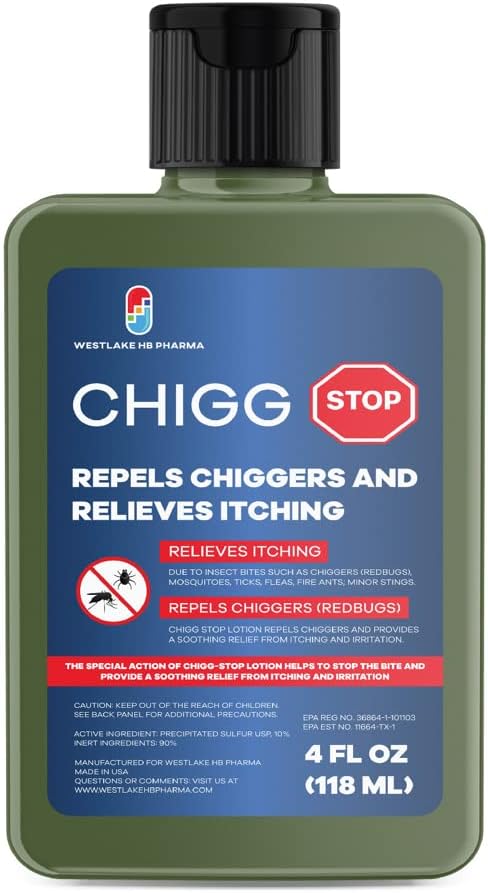 Chigg-Stop Relieves Itching and Repels Chiggers, 4 fl oz (Pack of, 2) Westlake HB Pharma