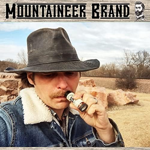 Mountaineer Brand Stache Stick | Mustache Wax for Men | 100% Natural Beeswax and Plant Based Oils | Grooming Beard Moustache Wax | Strong Hold | Smooth, Condition, Styling Balm | Citrus & Spice 1.5oz Mountaineer Brand