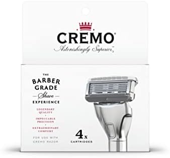 Cremo Astonishingly Superior Razor Refills, (4 Pack) Cremo