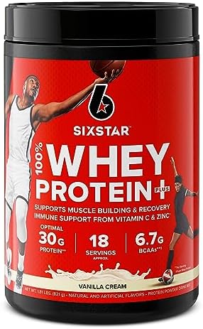 Whey Protein Powder (Порошок) | Six Star Whey Protein Plus | Whey Protein Isolate & Peptides | Lean Protein Powder for Muscle Gain | Muscle Builder for Men & Women | Triple Chocolate, 1.82 lbs (826 g) Six Star