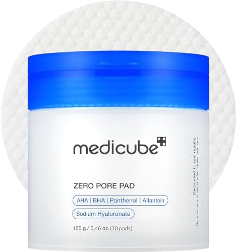 Medicube Super Cica Facial Toner Pads (70 Pads) - 88% Centella Asiatica Pads to Soothe Sensitive Skin - Infused with Heartleaf for Deep Hydration and Improvement of Damaged Skin - 100% Vegan Ceritifed Medicube