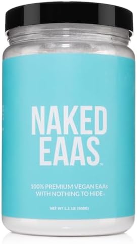 Naked Eaas Amino Acids Powder (Порошок) - 50 Servings (Порции) - Vegan Unflavored (Без вкуса) Essential Amino Acids 500 Grams - Instantized All Natural Eaa Powder Supplement Naked Nutrition