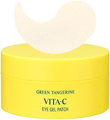 GOODAL Green Tangerine Vitamin C Moisturizing Eye Patch, 5-minute, Hydrating Gel Patch (60 sheets) (Ver.2) Goodal