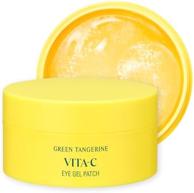 GOODAL Green Tangerine Vitamin C Moisturizing Eye Patch, 5-minute, Hydrating Gel Patch (60 sheets) (Ver.2) Goodal