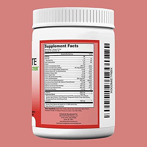 Cardio Complete - Heart Health Support Powder (Порошок) Supplement - 3-in-1 Nitric Oxide Booster with 5,000 L-Arginine, 1,000mg L-Citrulline, and Hawthorn Berry DOCTOR RECOMMENDED SUPPLEMENTS