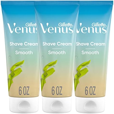 Gillette Venus Smooth plus Olay Shaving Cream for Women, 3 Count, 6 oz Gillette Venus