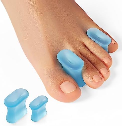 Welnove Upgraded Gel (Гель) Toe Separators – 12-Pack Bunion Pads – Toe Spacers for Straightening Overlapping Toes, Bunions, Calluses – Soft Silicone Bunion Corrector for Men and Women Welnove