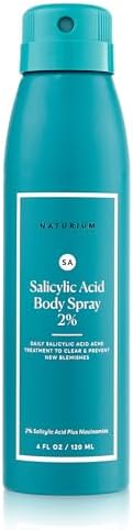 Naturium Salicylic Acid Body Spray 2%, Blemish-Fighting & Pore Treatment, with Niacinamide plus Encapsulated Salicylic Acid, 4 oz Naturium