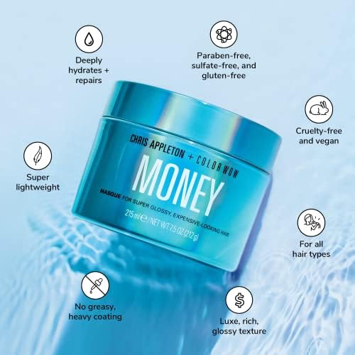 COLOR WOW Money Masque – Deep Hydrating Conditioning Treatment by Celebrity Stylist Chris Appleton | Vegan Formula Color Wow