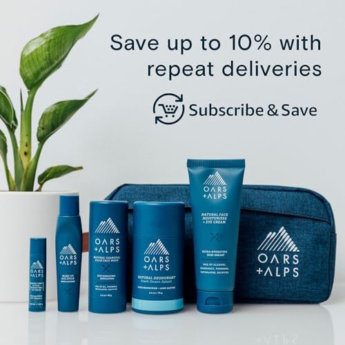 Oars + Alps SPF 37 Sunscreen and Everyday Anti Aging Face Moisturizer, Infused with Hyaluronic Acid, Vitamin E and Vitamin B5, TSA Friendly, 2 Fl Oz Oars + Alps