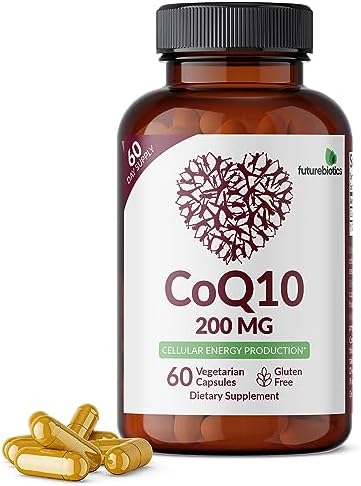 Futurebiotics CoQ10 200 MG Cellular Energy Production, 60 Vegetarian Capsules (Вегетарианские капсулы) FutureBiotics