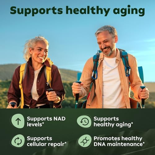 NMN Supplement Alternative - Liposomal NAD w/Resveratrol - High Purity NAD Supplement for Anti-Aging, Energy, Focus - 80 Capsules, Green PacificCoast NutriLabs