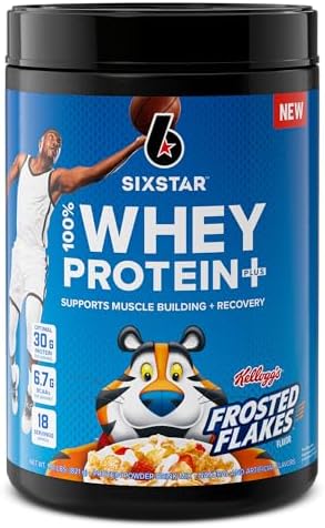 Six Star Whey Protein Powder (Порошок) Plus | Muscle Building & Recovery Plus Immune Support | Muscle Builder for Men & Women | Kellogg’s Froot Loops Flavor | 1.8lb Six Star