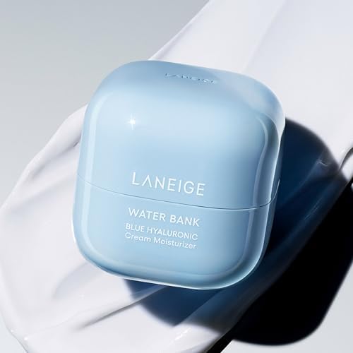 LANEIGE Water Bank Blue Hyaluronic Moisturizer: Barrier-Boosting Hydration, Squalane, Ceramide, Dermatologist-tested Laneige