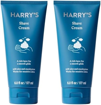 Крем для бритья для мужчин с эвкалиптом - 2 тубы по 170 г Harry's