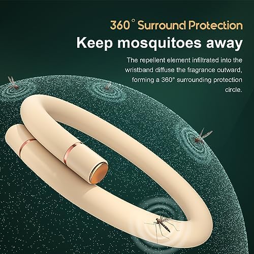 Mosquito Bracelets, Insect & Pest Mosquito Bands for Adults and Kids, DEET Free, Mosquito Wristbands Outdoor Patio Hiking Camping Gear Must Haves (10 Replacement Cores - Pink) BuggyBands